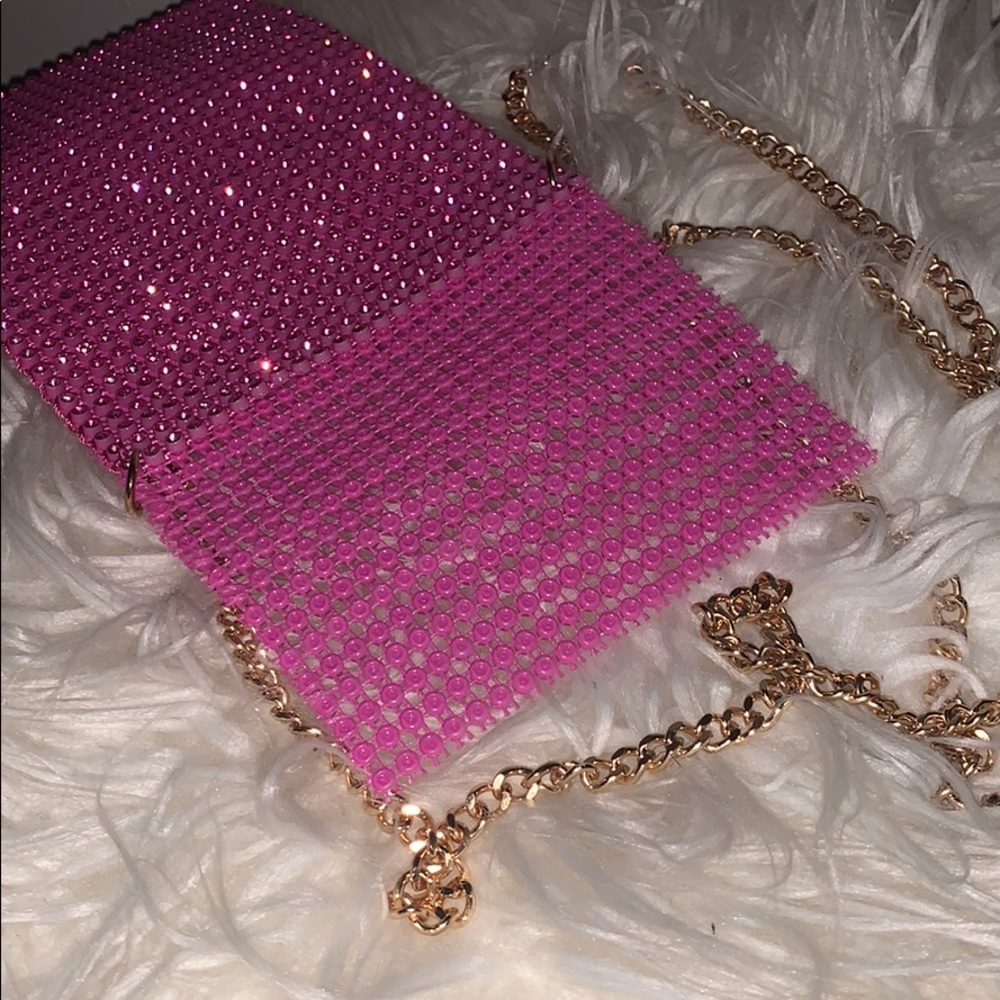 Pink crossover bag!